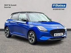 Premium two tone metallic frontier blue/super bl Used 2025 Suzuki Swift Hatchback | £19,500 (Expensive)