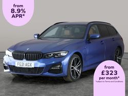 Blue Used 2021 BMW 330e M Sport Estate | £21,623 (Fair price)