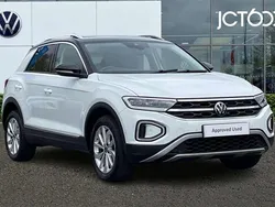 White Used 2023 VW T-Roc Style SUV | £20,350 (Fair price)