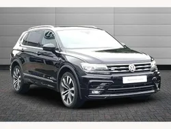 Black Used 2021 VW Tiguan Allspace R-line SUV | £25,995 (A bit pricey)