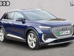 Blue Used 2023 Audi Q4 e-tron S-Line SUV | £28,564 (Good price)
