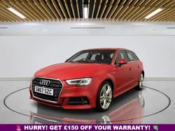 Red Used 2017 Audi A3 S-Line Hatchback | £13,349 (Fair price)