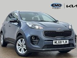 Blue Used 2018 Kia Sportage 2 SUV | £9,995 (Good price)