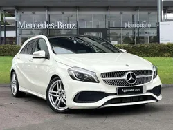 White Used 2018 Mercedes A180 AMG Line Premium Plus Hatchback | £13,000 (Fair price)
