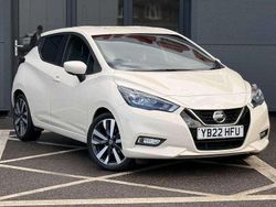 White Used 2022 Nissan Micra Tekna Hatchback | £13,599 (Fair price)