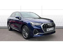Blue Used 2022 Audi Q3 S-Line SUV | £24,054 (Good price)