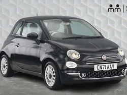 Black Used 2021 Fiat 500 Dolcevita Hatchback | £9,450 (Fair price)