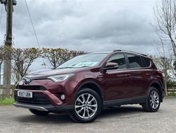 Red Used 2017 Toyota RAV4 SUV | £16,750 (A bit pricey)