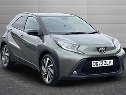 Cardamom green with black Used 2022 Toyota Aygo Hatchback | £12,795 (Fair price)