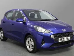 Instense blue Used 2023 Hyundai i10 SE Hatchback | £13,718 (Fair price)
