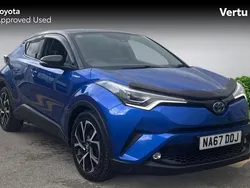 Nebula blue bitone Used 2017 Toyota C-HR SUV | £13,547 (Fair price)