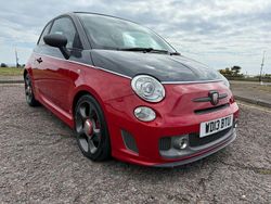 Grey/red Used 2013 Abarth 595 Competizione Cabriolet | £7,995 (Fair price)
