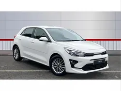 White Used 2022 Kia Rio 2 Hatchback | £12,460 (Fair price)