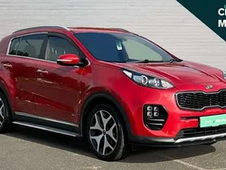Red Used 2017 Kia Sportage GT-Line SUV | £13,868 (Fair price)