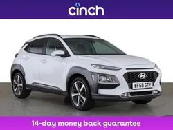 White Used 2018 Hyundai Kona Premium SUV | £10,389 (Fair price)