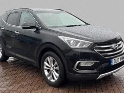Black Used 2017 Hyundai Santa Fe Premium SUV | £14,200 (Fair price)