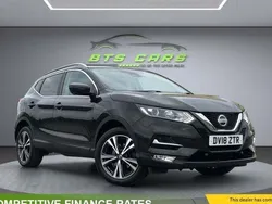 Black Used 2017 Nissan Qashqai N-Connecta SUV | £8,685 (Fair price)