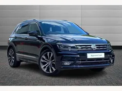 Black Used 2020 VW Tiguan R-line SUV | £20,995 (Good price)