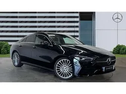 Black Used 2025 Mercedes CLA200 AMG Line Premium Coupe | £30,450 (Fair price)