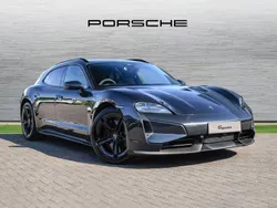 Volcano grey metallic New 2024 Porsche Taycan Turbo S Sport Turismo Sedan | £143,990 (Fair price)