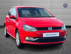 Red Used 2015 VW Polo SE Hatchback | £6,750 (Fair price)