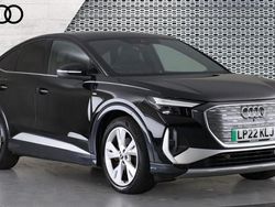 Black Used 2022 Audi Q4 e-tron S-Line SUV | £22,513