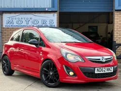 Red Used 2012 Vauxhall Corsa Edition Hatchback | £1,795 (Good price)
