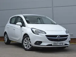 White Used 2017 Vauxhall Corsa Design Edition Hatchback | £6,495 (Fair price)