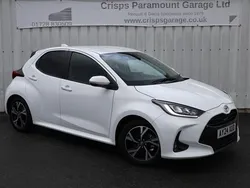 White Used 2024 Toyota Yaris Design Hatchback | £18,995 (Fair price)
