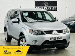 Silver Used 2008 Mitsubishi Outlander SUV | £1,200