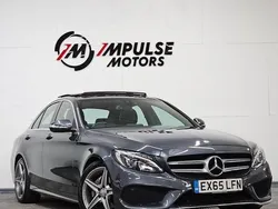 Grey Used 2015 Mercedes C200 AMG Line Premium Sedan | £9,950 (Expensive)