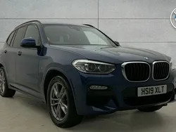 Blue Used 2019 BMW X3 M Sport SUV | £22,490 (Fair price)