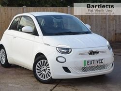 White Used 2021 Fiat 500e Action Hatchback | £9,999 (A bit pricey)