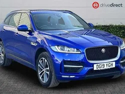 Blue Used 2019 Jaguar F-Pace R-Sport SUV | £18,193 (Fair price)