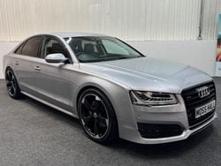 Silver Used 2017 Audi A8 Black Edition Sedan | £17,490 (Fair price)