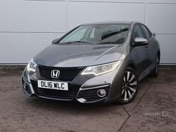 Grey Used 2016 Honda Civic SE Plus Hatchback | £9,490 (Good price)