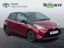 Red/black Used 2017 Toyota Yaris Design Hatchback | £9,000 (Fair price)