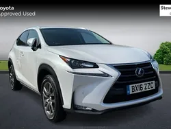 White Used 2016 Lexus NX300h Luxury Line SUV | £18,999 (Fair price)