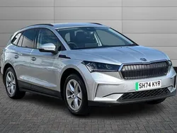 Brilliant silver Used 2024 Skoda Enyaq iV SUV | £26,495 (Good price)
