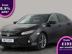 Black Used 2021 Honda Civic SR Hatchback | £14,079 (Fair price)