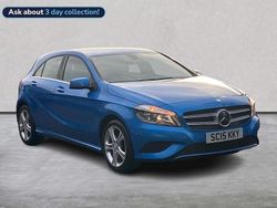 Blue Used 2015 Mercedes A180 Sport Edition Hatchback | £12,966 (Fair price)
