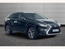 Black Used 2017 Lexus RX450h Luxury Line SUV | £19,395 (Fair price)