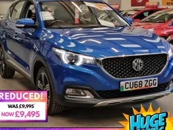 Blue Used 2018 MG ZS Exclusive Sedan | £9,495 (A bit pricey)