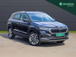 Black magic pearl effect Used 2024 Skoda Karoq SE L SUV | £20,995 (Fair price)