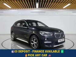 Black Used 2015 BMW X1 xLine SUV | £11,549 (Fair price)