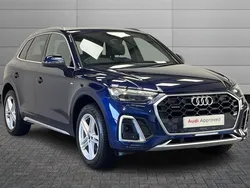 Blue Used 2021 Audi Q5 S-Line SUV | £26,590 (Good price)