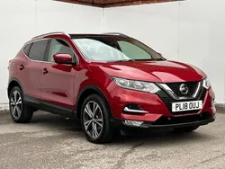 Red Used 2018 Nissan Qashqai N-Connecta SUV | £10,751 (Good price)