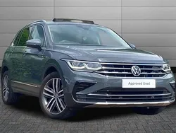 Dolphin grey Used 2021 VW Tiguan Elegance SUV | £24,995 (Fair price)