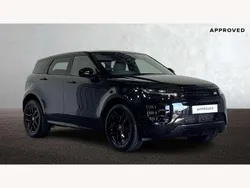 Santorini black Used 2025 Land Rover Range Rover evoque SUV | £47,680
