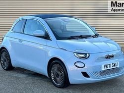 Blue Used 2022 Fiat 500e Icon Cabriolet | £13,750 (Fair price)